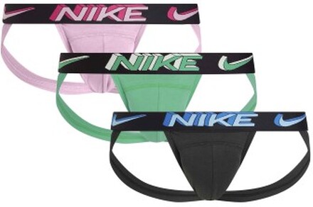 Nike 6P Dri-Fit Essential Micro Jockstrap Rosa polyester Large Herre