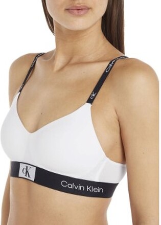 Calvin Klein Bh CK96 String Bralette Hvid bomuld X-Small Dame
