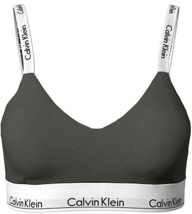 Calvin Klein BH Modern Cotton Light Lined Bralette Oliv Small Dam