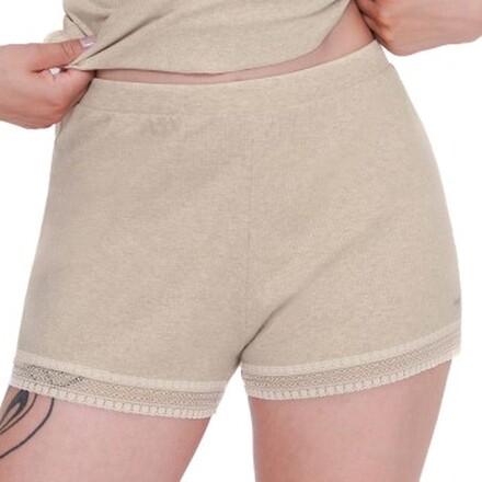 Sloggi GO Ribbed Short Grå bomuld Medium Dame