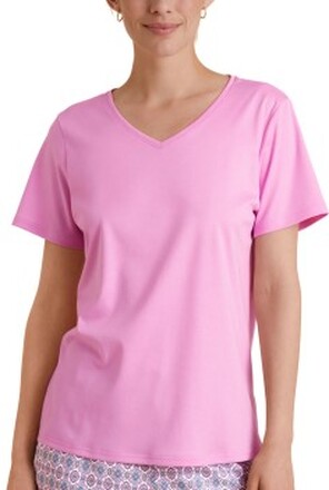 Calida Favourites Space Shirt Short Sleeve Rosa bomuld Large Dame