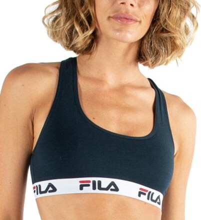 FILA BH Urban Women Sports Bra Navy bomull Medium Dam