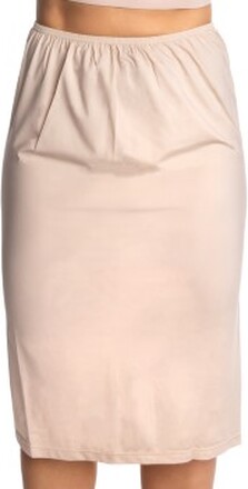 Trofe Slip Skirt Long Beige X-Large Dam