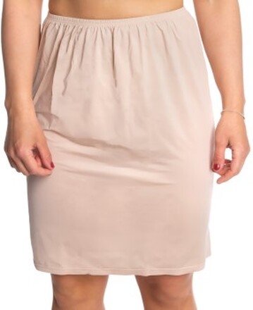 Trofe Slip Skirt Short Beige X-Large Dame