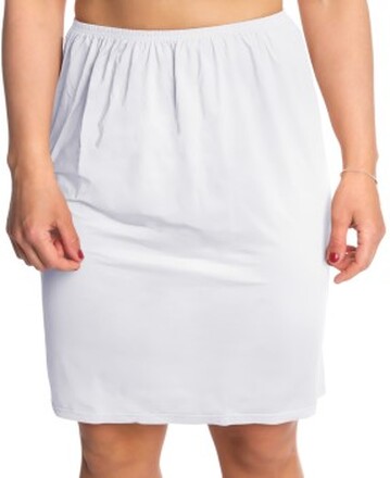Trofe Slip Skirt Short Hvit Large Dame
