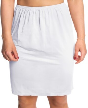 Trofe Slip Skirt Short Hvit Small Dame