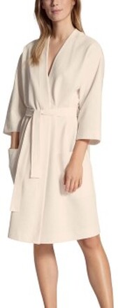 Calida Cosy Shower Bathrobe Creme bomull Large Dam