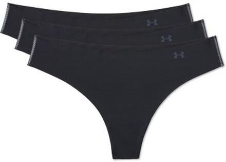 Under Armour Trusser 3P Pure Stretch Thong Sort Large Dame