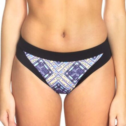 Sunseeker Tribe Attack Full Classic Bikini Panty Svart mønstret 36 Dame
