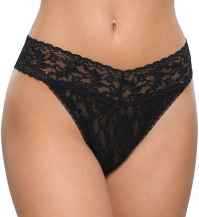 Hanky Panky Trosor Original Rise Thong Svart nylon One Size Dam