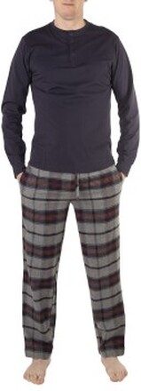 Jockey Pyjama 11 Mix Cotton Blå/Grå bomull XX-Large Herr