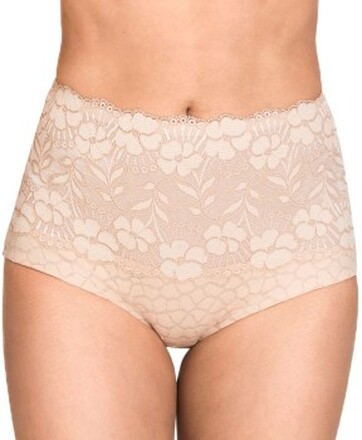 Miss Mary Jacquard And Lace Girdle Trosor Beige 44 Dam