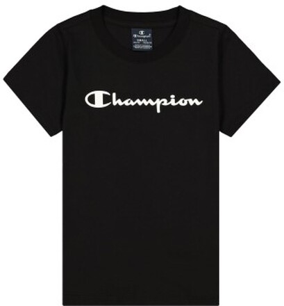 Champion Classics Crewneck T-shirt For Girls Svart bomull 122-128
