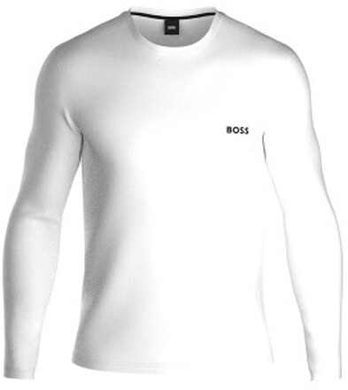 BOSS Mix and Match Long Sleeve Shirt Vit bomull X-Large Herr