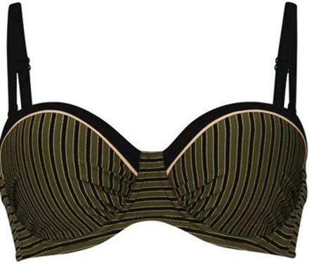 Rosa Faia Holiday Stripes Underwire Bikini Top Oliv D 42 Dam