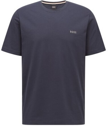 BOSS Mix and Match T-shirt With Logo Mörkblå bomull Small Herr