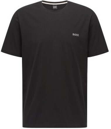 BOSS Mix and Match T-shirt With Logo Svart bomull Medium Herr