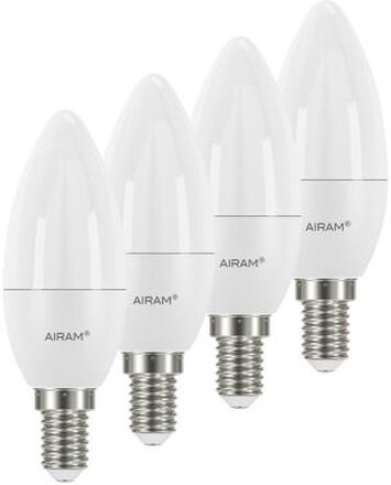 AIRAM LED-lampa E14 4,9W 2700K 470 lumen 4-pack 4711738 Replace: N/A