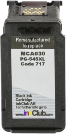 inkClub Bläckpatron, ersätter Canon PG-545XL, svart, 400 sidor MCA030 ersätter PG-545XL