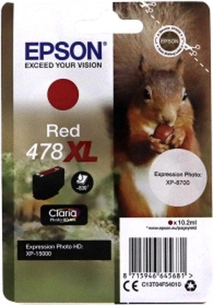 Epson Epson 478XL Blækpatron Rød