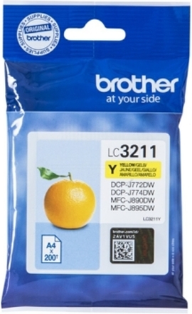 Brother Brother 3211 Mustepatruuna keltainen
