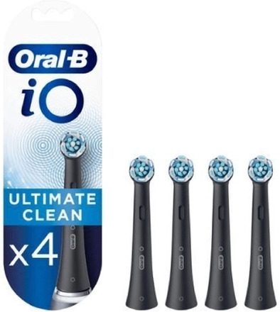 Oral-B Oral-B Refiller iO Ultimate Clean 4-pakkaus, musta