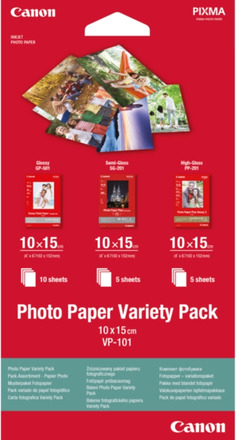 Fotopapper 10x15 cm, Value Pack