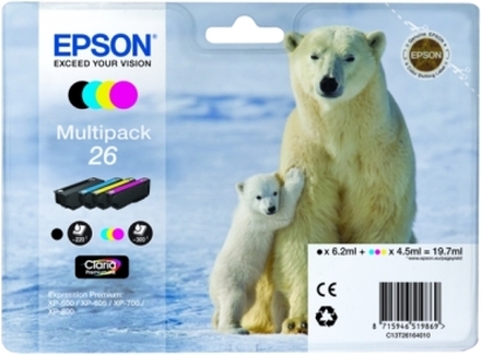 Epson Epson 26 MultiPack Bk,C,M,Y