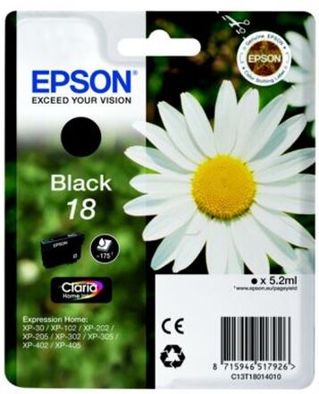 Epson Epson 18 Blækpatron sort