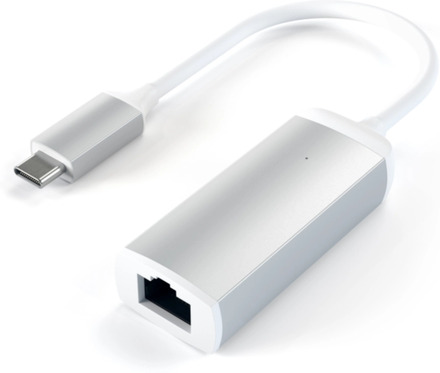 Satechi Adapter USB-C till Gigabit Ethernet, Silver