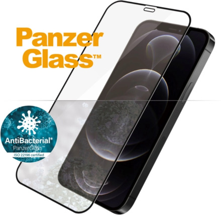 PanzerGlass Skärmskydd iPhone 12/12 Pro, Svart