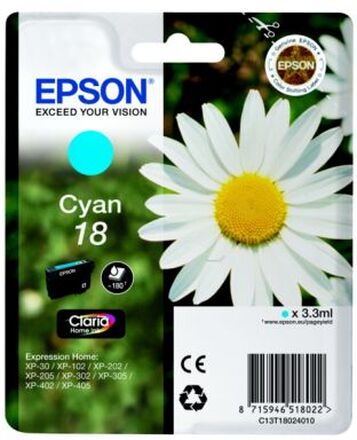 Epson Epson 18 Blækpatron Cyan