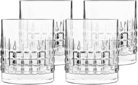 Luigi Bormioli - Mixology vannglass/whiskyglass Charme 38 cl 4 stk klar