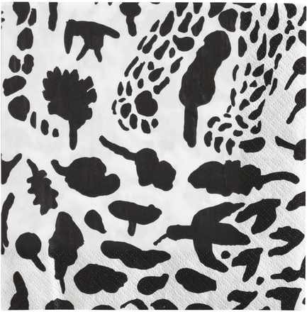 Iittala - Oiva Toikka Collection serviett 33x33 cm cheetah svart