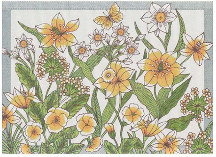 Ekelund - Daffodil bordbrikke 35x48 cm