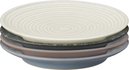 Denby - Impression tallerken 17 cm 4 stk miksede farger