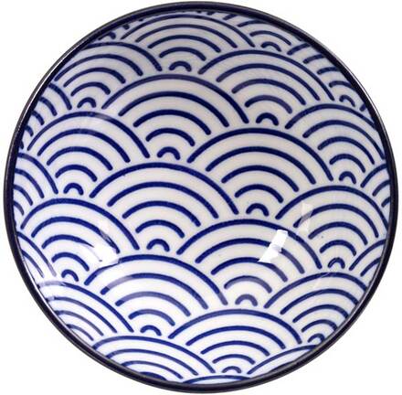 Tokyo Design Studio - Nippon Blue soya skål 9,5 cm wave b