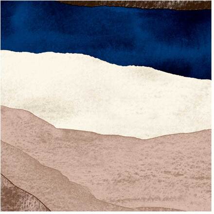 Marimekko - Serviett joiku 33x33 cm beige/brun/mørkeblå