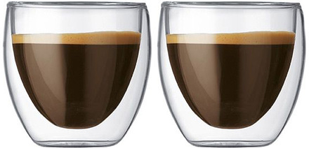 Bodum - Pavina espresso glass 8 cl 2 stk
