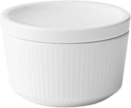 Royal Copenhagen - White Fluted Skål/lokk 20 cl