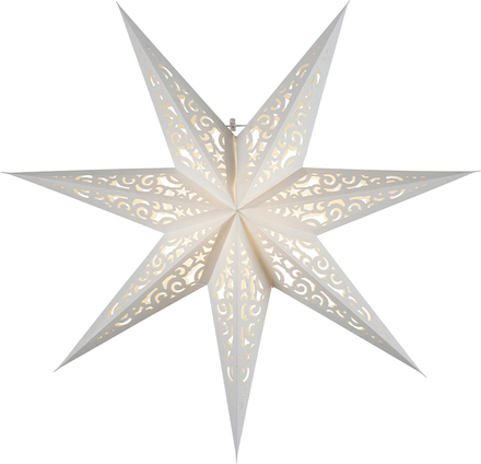 Star Trading - Lace julestjerne 45 cm hvit