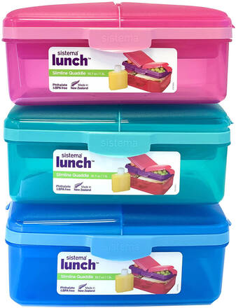 SISTEMA - Lunch boks line quaddie 1,5L assortert