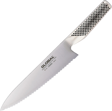 Global - Global G-22 brødkniv 20 cm venstrehendt tagget