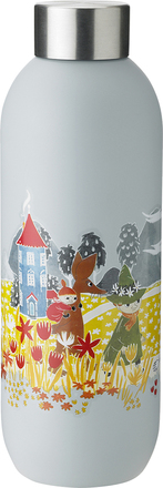 Stelton - Moomin Keep Cool drikkeflaske 0,75L soft sky