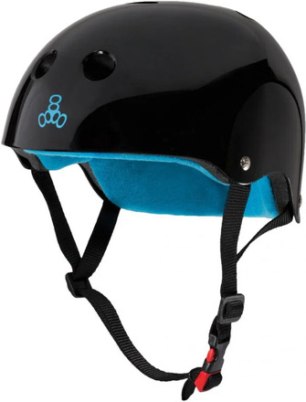 The Certified Sweatsaver Helmet Glossy Black - Skate Helm