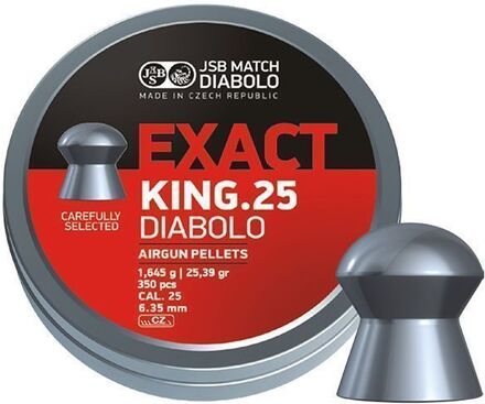 JSB Exact King, 6,35mm - 1,645g - 150st