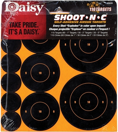 Daisy Targets Daisy Shoot NC, Självhäftande
