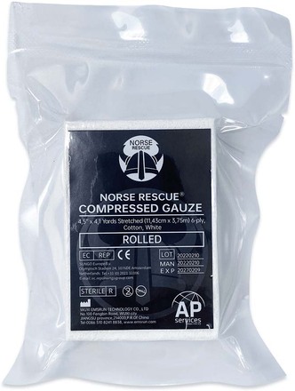 Norse Rescue® Compressed Gauze - Rolled