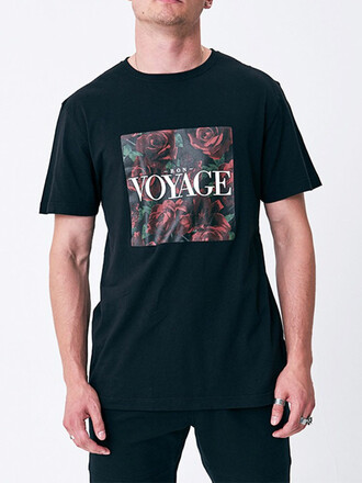 Bon Voyage Tee Black/Red (XL)