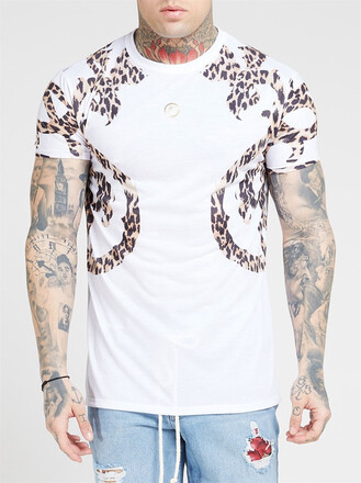 Raglan Leo Tee White (M)